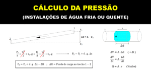 Cálculo da pressão na tubulação hidráulica